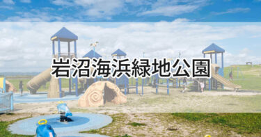 宮城県岩沼市【岩沼海浜緑地公園】めっちゃ広くて開放的！遊具も大型でアクティブな子にぴったり🎵
